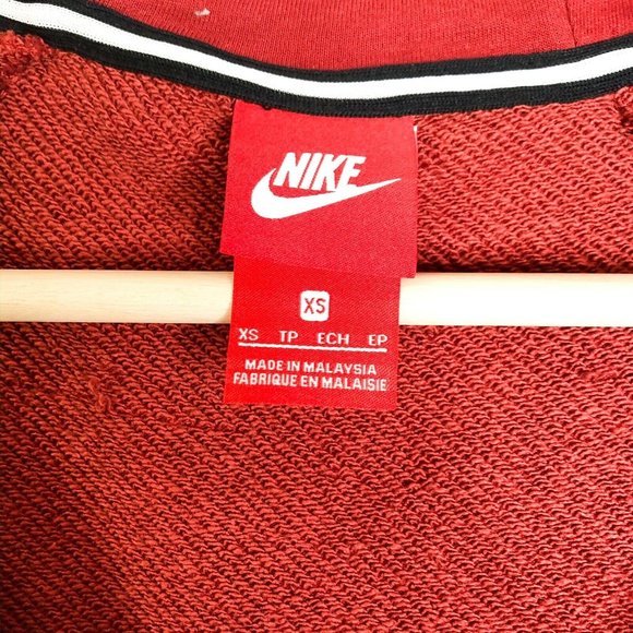 NIKE Xs Vest Dress Hooded Sportswear Tank Red - Picture 4 of 5